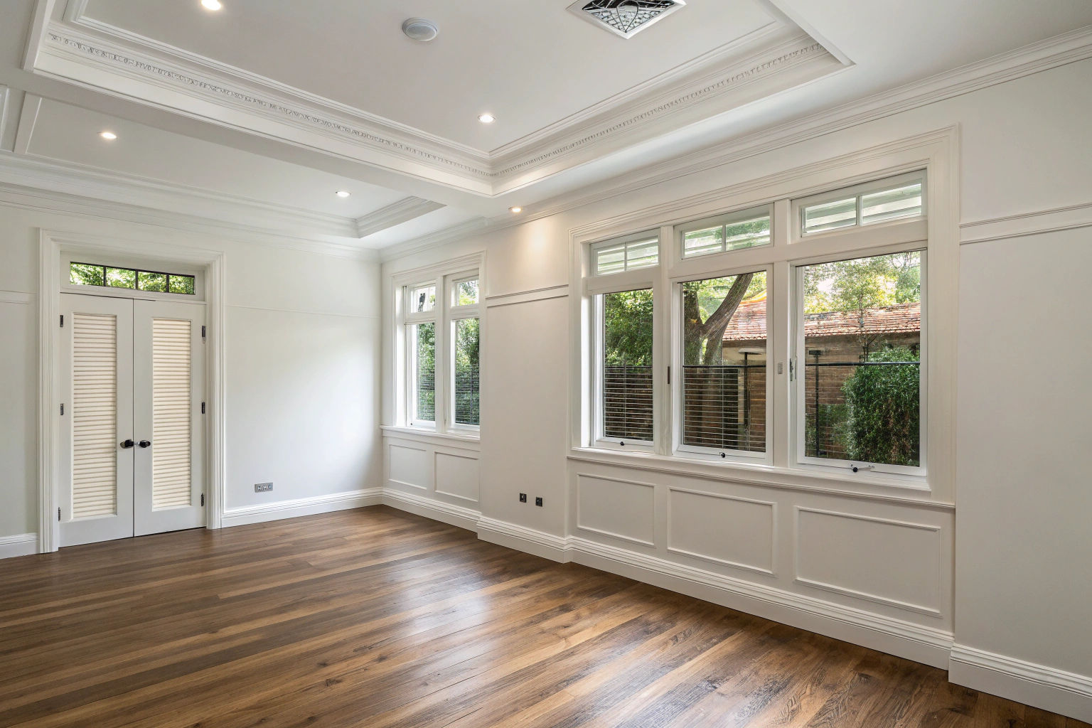 Completed plasterboard and insulation restoration in a Newcastle home